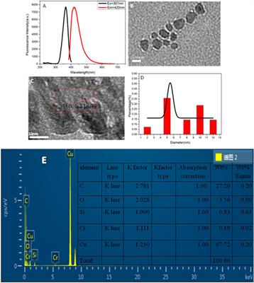 Fluorescent Copper Nanomaterials for Sensing NO2− and Temperature